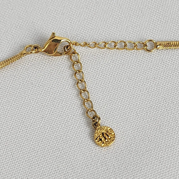 Gold Tone Fifth Avenue Collection Faux Pearl Necklace - Picture 5 of 6